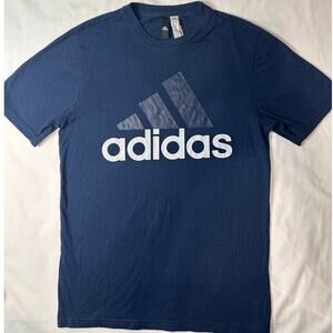 Adidas t-shirt Lg Blue short sleeve Big Logo “I am sport Gameday or any day tee”